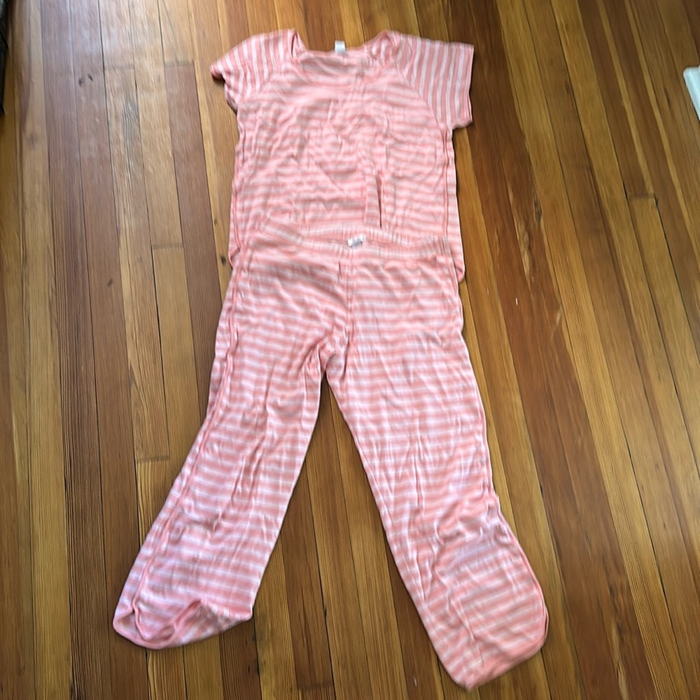 Pima Short-Long Set in Coral - LAKE pajamas